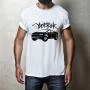 Футболка з принтом "Tesla Cybertruck"